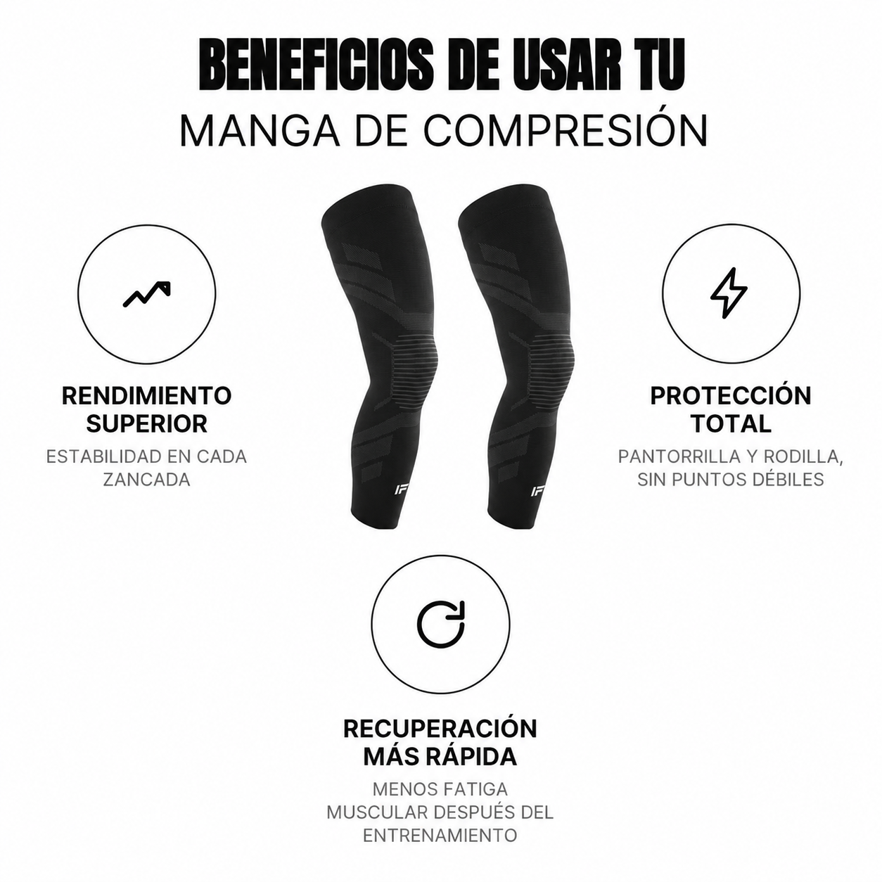 Manga de compresión
