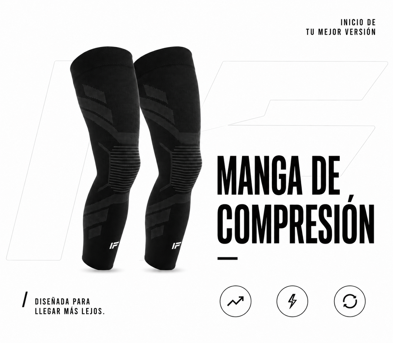Manga de compresión