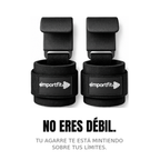 Straps con Gancho de Hierro El Agarre Que No Falla